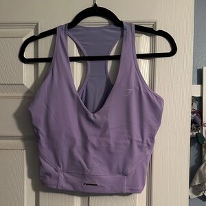 Women’s Gymshark Whitney Simmons collab Purple cropped sports bra